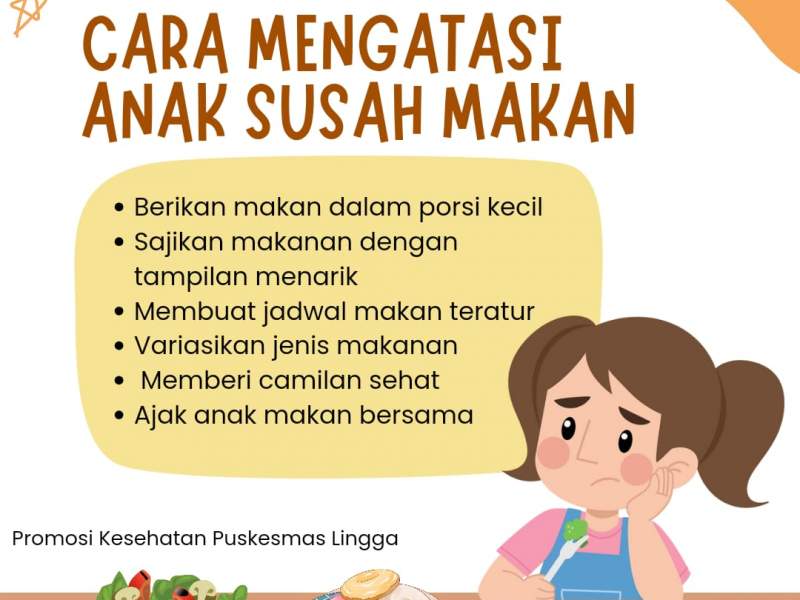CARA MENGATASI ANAK SUSAH MAKAN